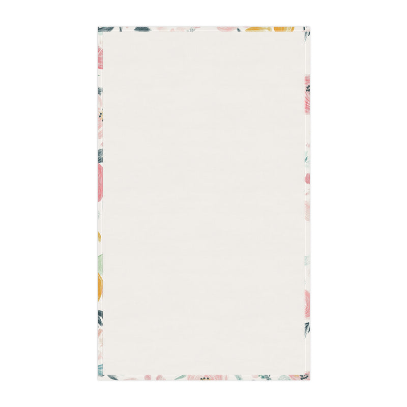 "Blush Meadow Blooms" Tea Towel