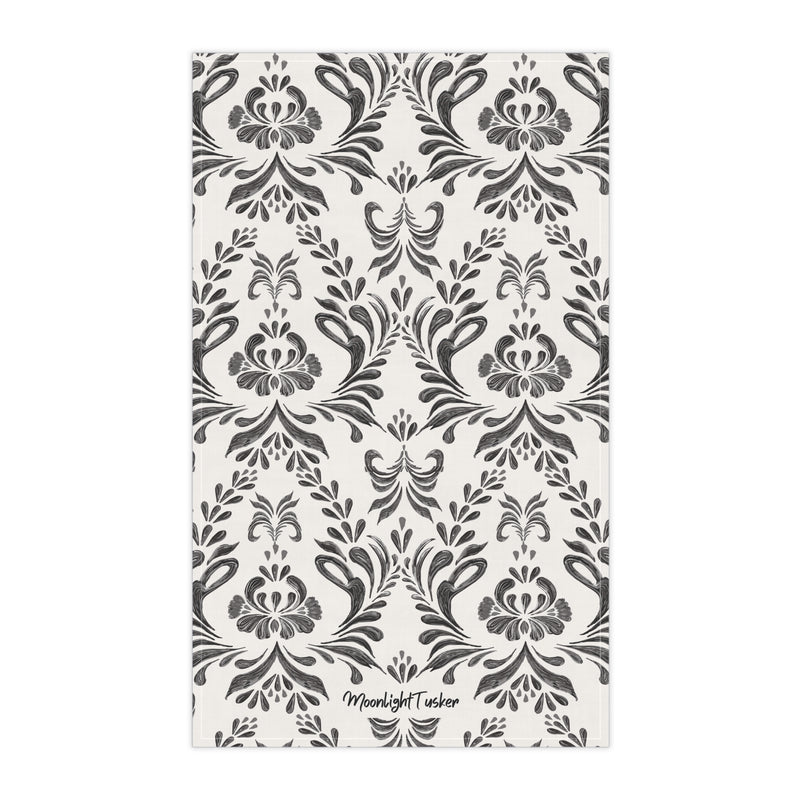 "Vintage Toile Charm" Tea Towel