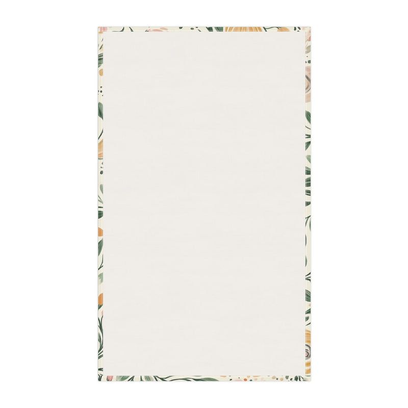 "Floral Dreamscape" Tea Towel