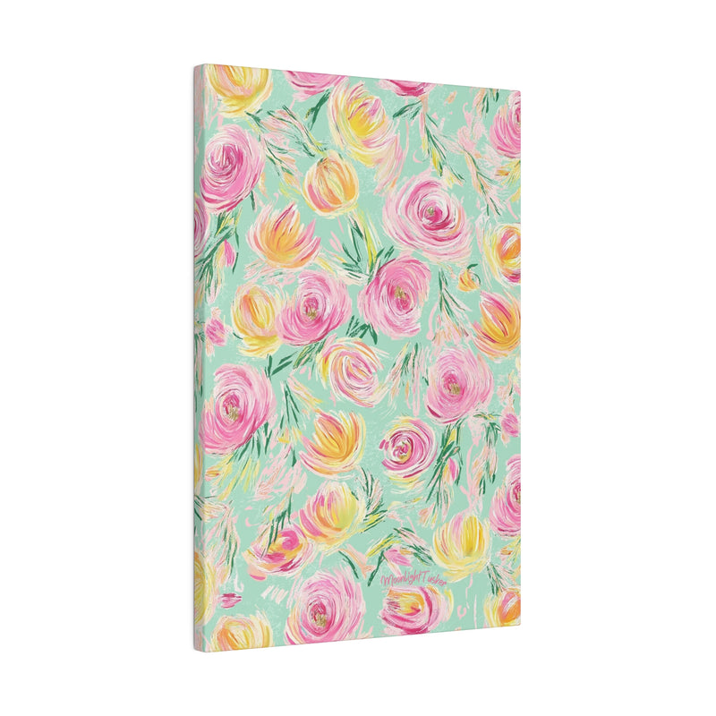 "Charlotte's Peonies" Matte Canvas