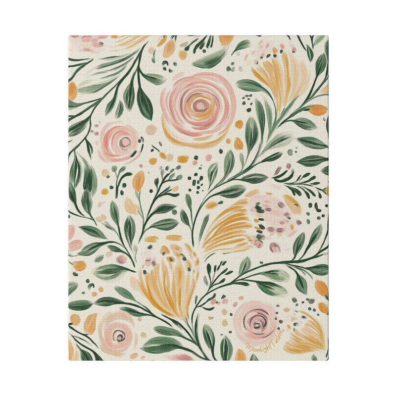 "Floral Dreamscape" Matte Canvas