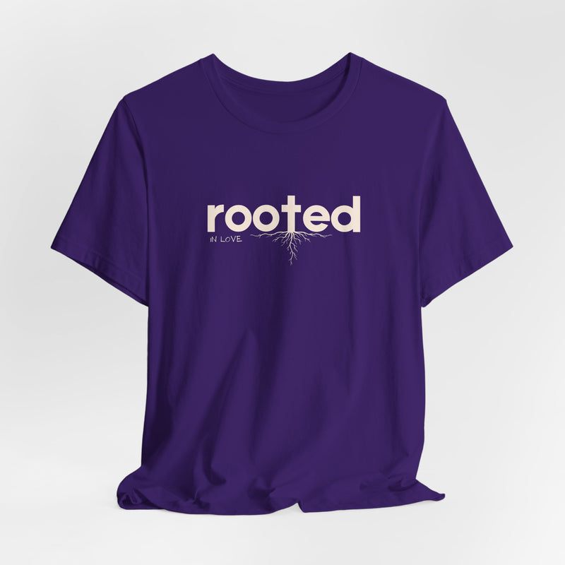 Rooted Tee — "rooted" Nature-Inspired Graphic T-Shirt