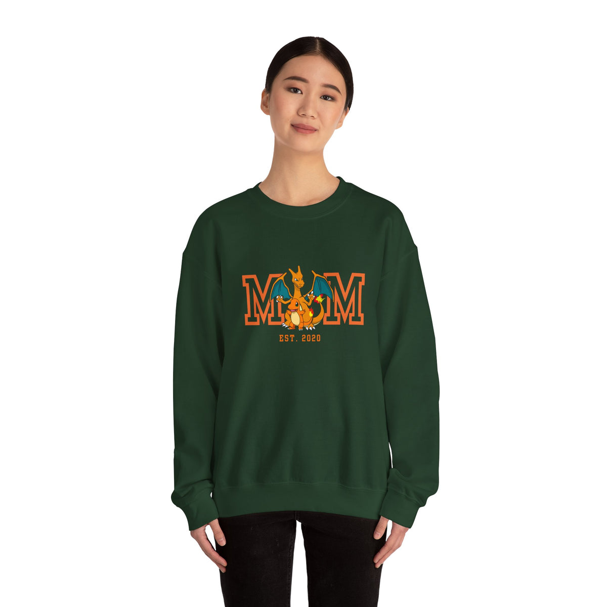 Mom Sweatshirt — "MOM Est. 2020"Mom Crewneck