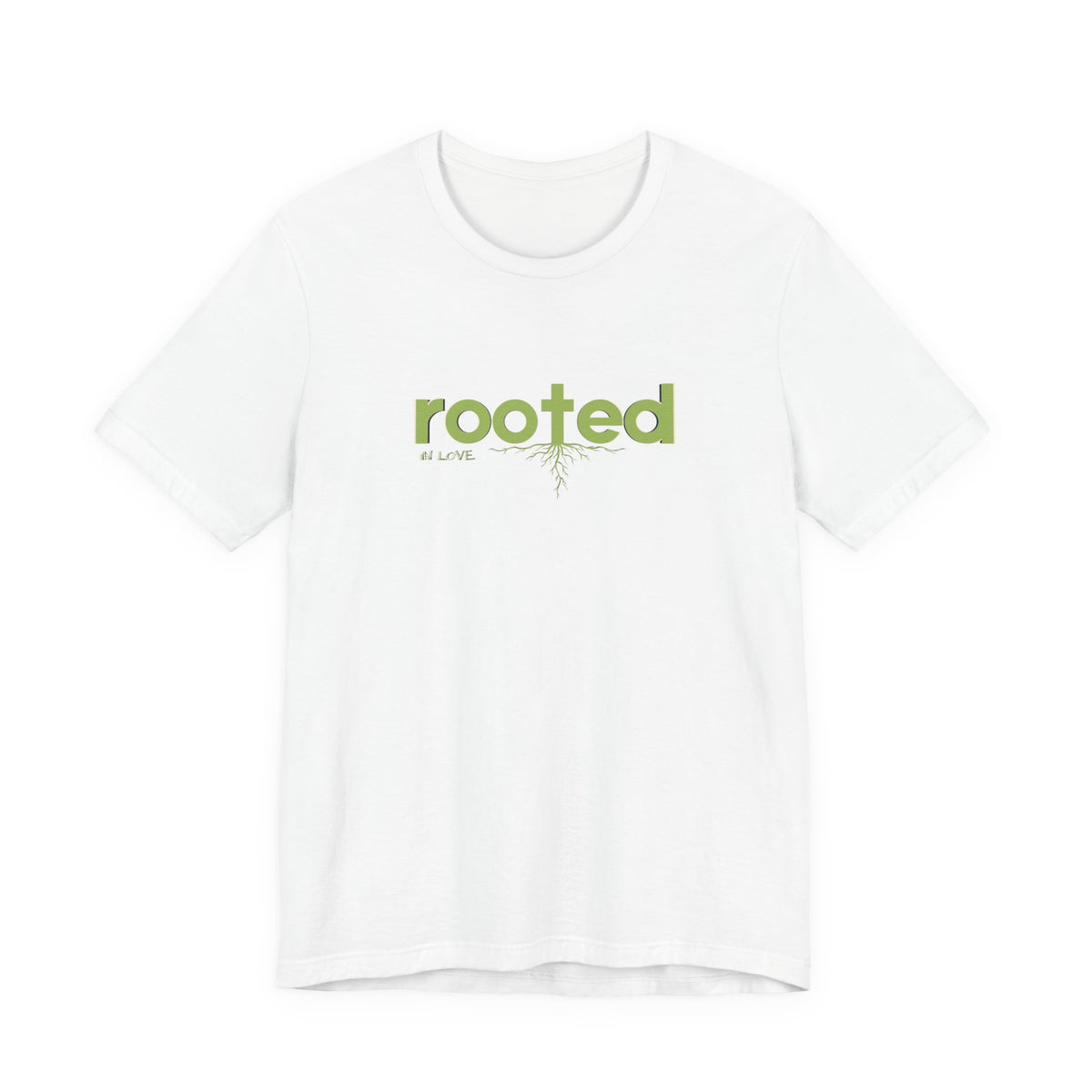 Rooted Tee — "rooted" Nature-Inspired Graphic T-Shirt
