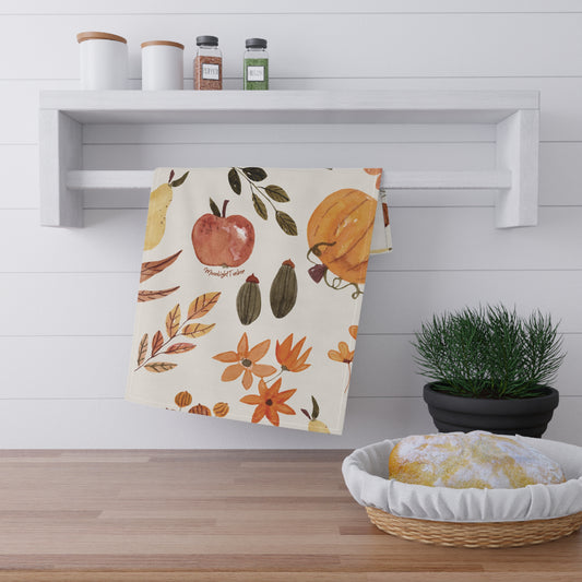 "Golden Hour Garden" Tea Towel