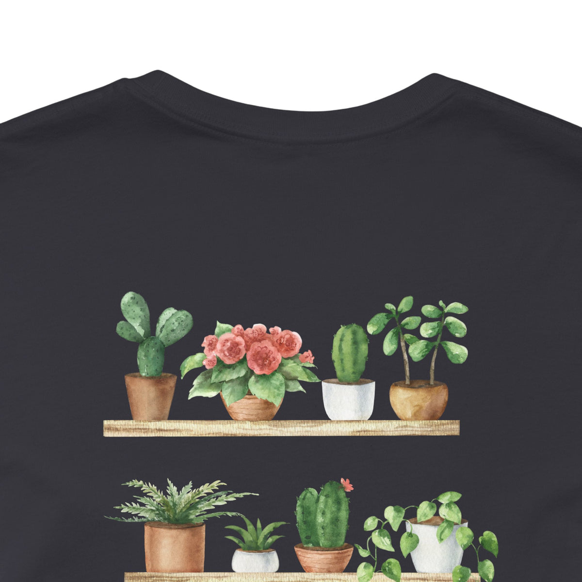 Plant Lover T-Shirt — Potted Houseplants Graphic Tee ("Just One More")