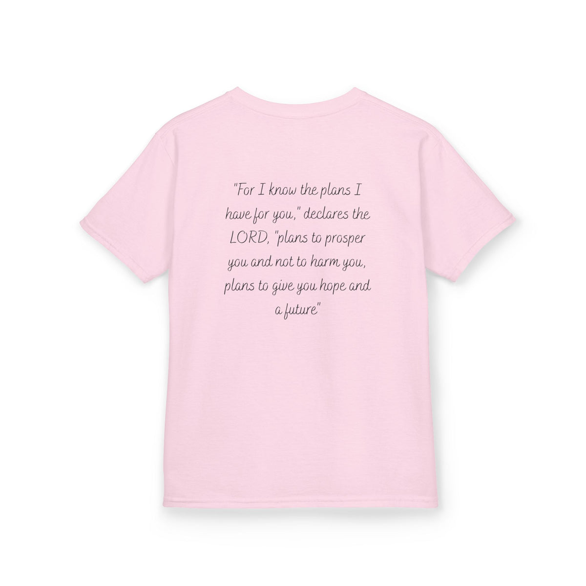 Kids Tee — 'For I Know the Plans' Inspirational Bible Verse Shirt