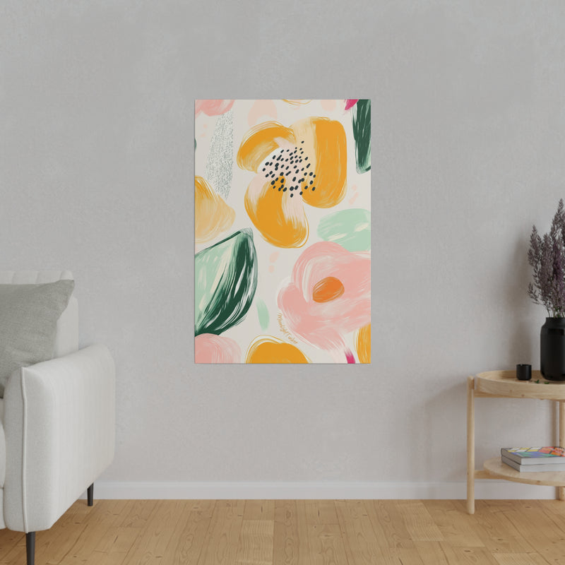 "Petals of Joy" Matte Canvas