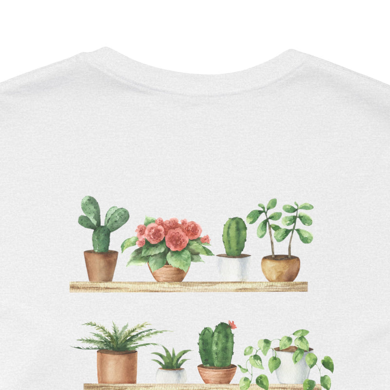 Plant Lover T-Shirt — Potted Houseplants Graphic Tee ("Just One More")