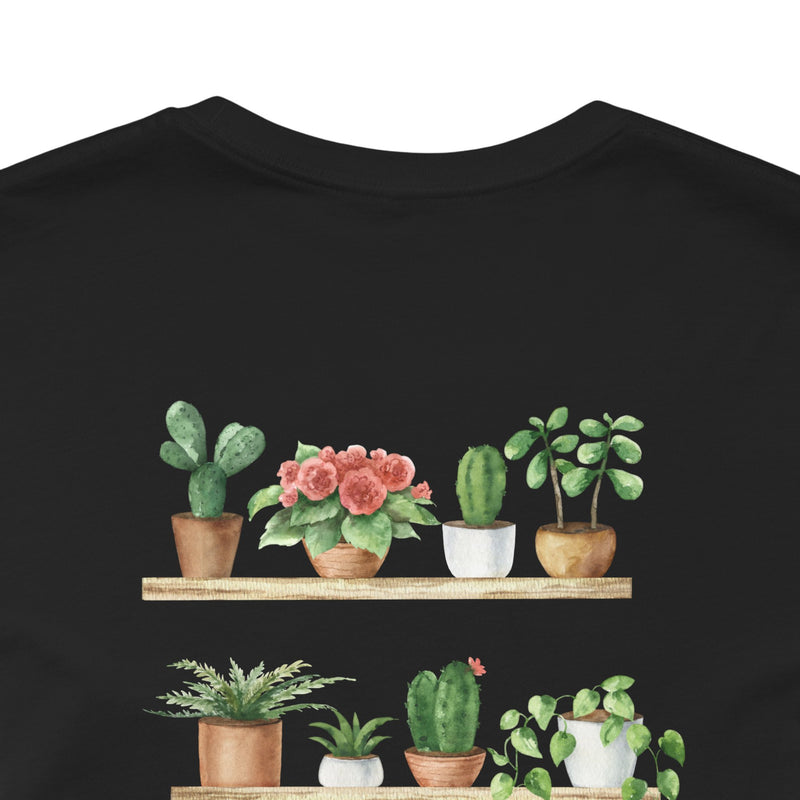 Plant Lover T-Shirt — Potted Houseplants Graphic Tee ("Just One More")