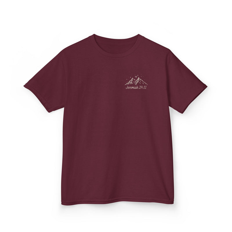 Kids Tee — 'For I Know the Plans' Inspirational Bible Verse Shirt