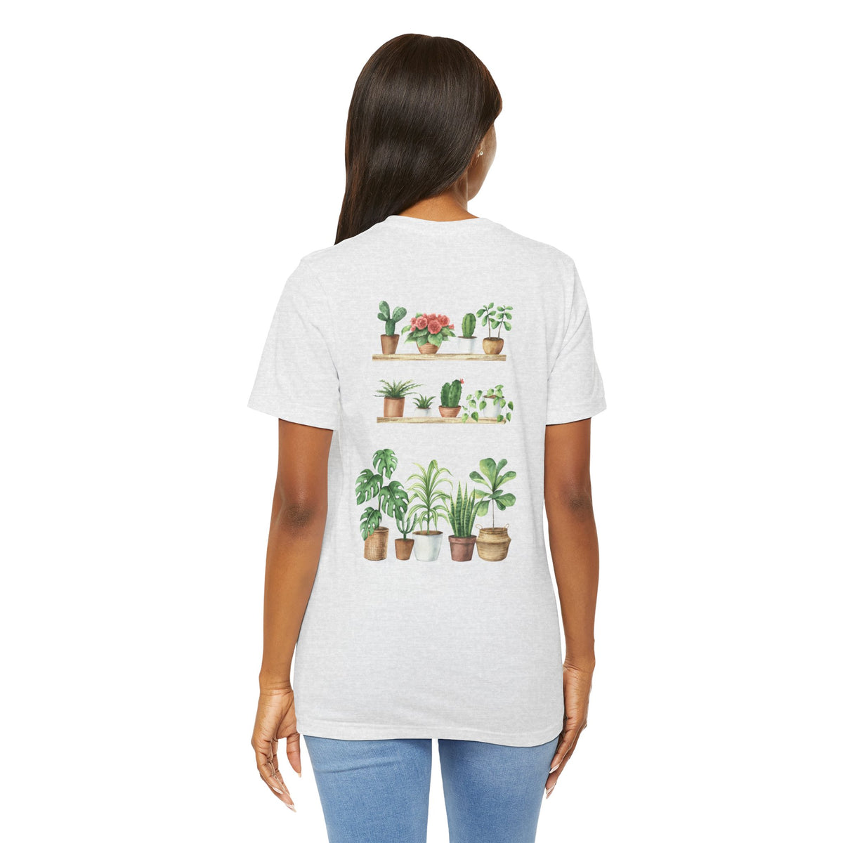 Plant Lover T-Shirt — Potted Houseplants Graphic Tee ("Just One More")