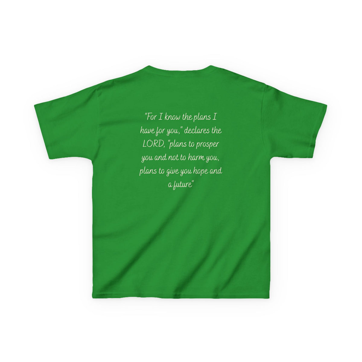 Kids Tee — 'For I Know the Plans' Inspirational Bible Verse Shirt