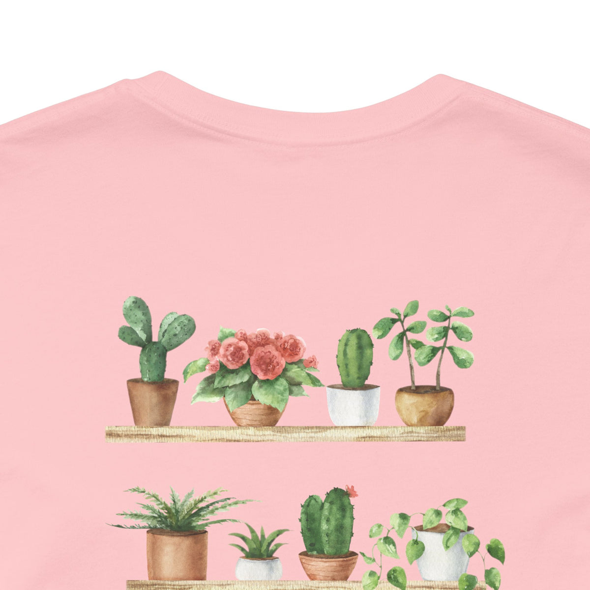 Plant Lover T-Shirt — Potted Houseplants Graphic Tee ("Just One More")