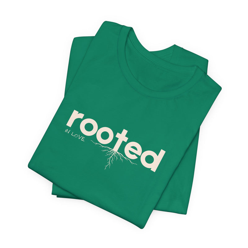 Rooted Tee — "rooted" Nature-Inspired Graphic T-Shirt