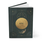 "Note green and gold"  Hardcover Journal