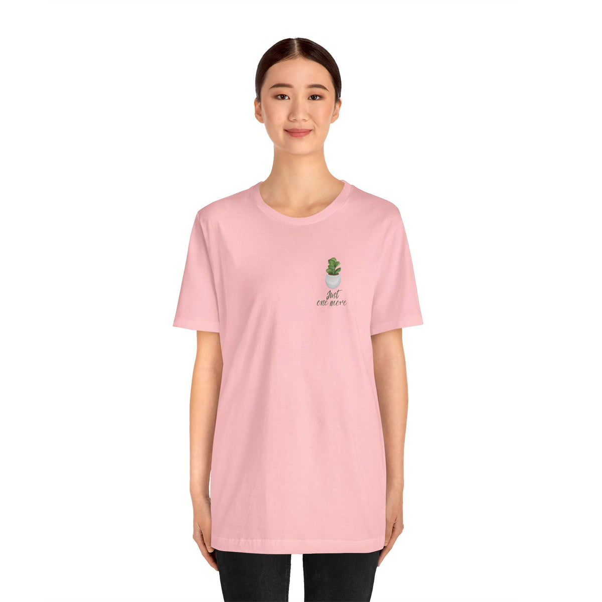 Plant Lover T-Shirt — Potted Houseplants Graphic Tee ("Just One More")
