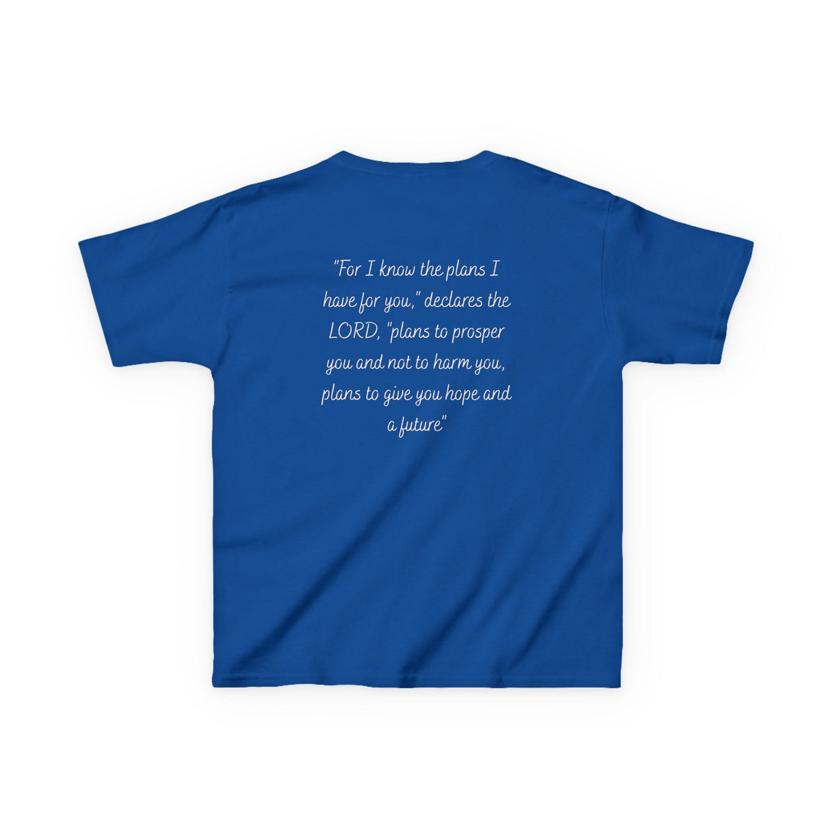 Kids Tee — 'For I Know the Plans' Inspirational Bible Verse Shirt