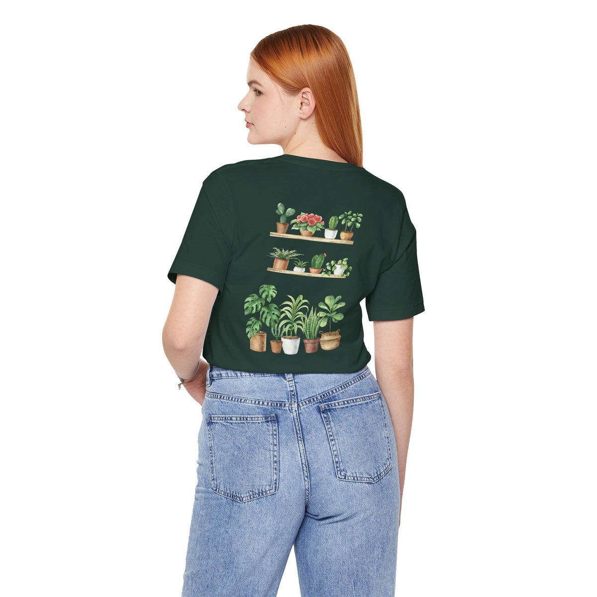 Plant Lover T-Shirt — Potted Houseplants Graphic Tee ("Just One More")