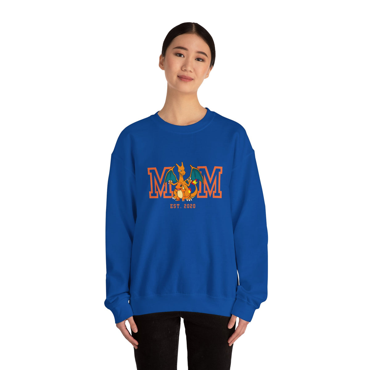 Mom Sweatshirt — "MOM Est. 2020"Mom Crewneck