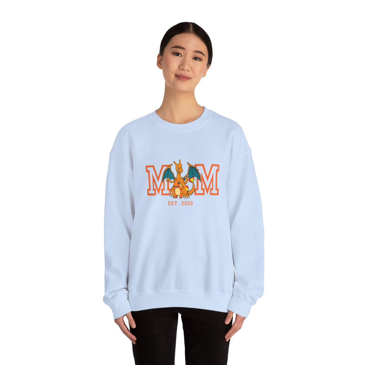 Mom Sweatshirt — "MOM Est. 2020"Mom Crewneck