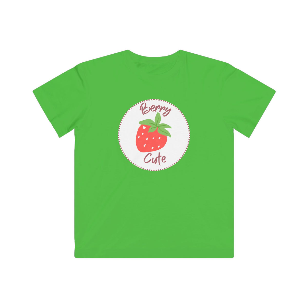Kids Tee - "Berry Cute" Strawberry Graphic Shirt for Toddlers & Little Girls