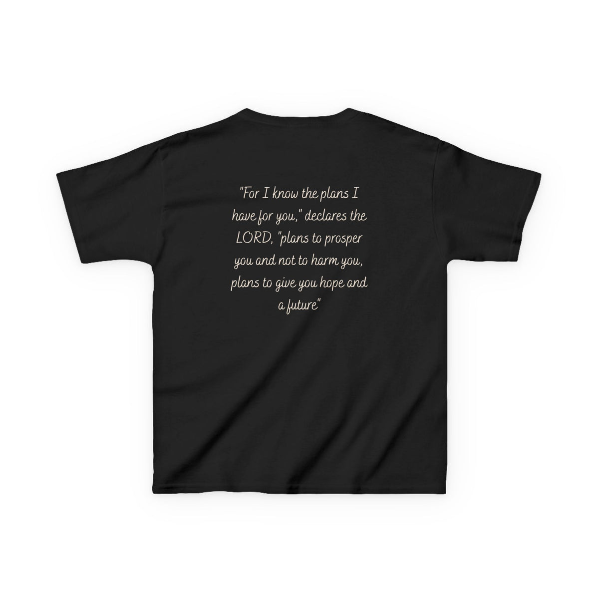 Kids Tee — 'For I Know the Plans' Inspirational Bible Verse Shirt