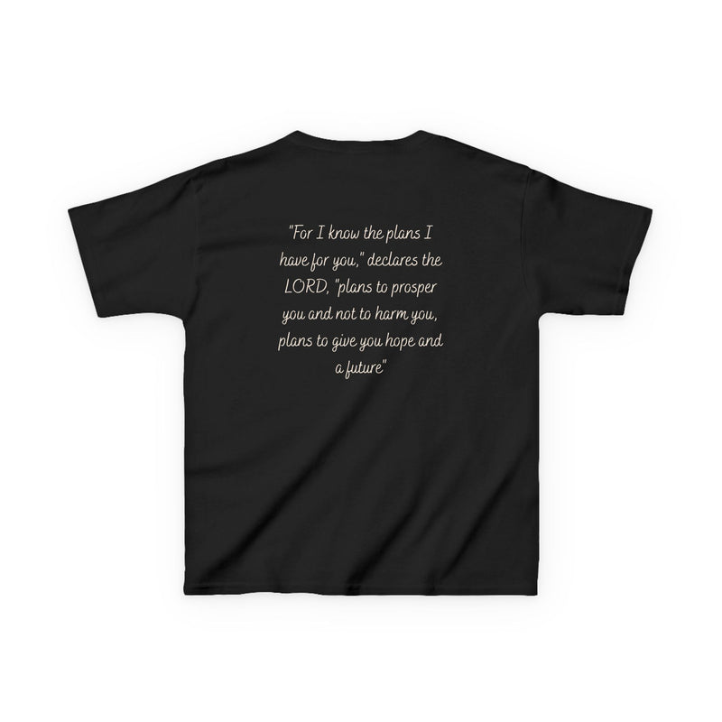 Kids Tee — 'For I Know the Plans' Inspirational Bible Verse Shirt