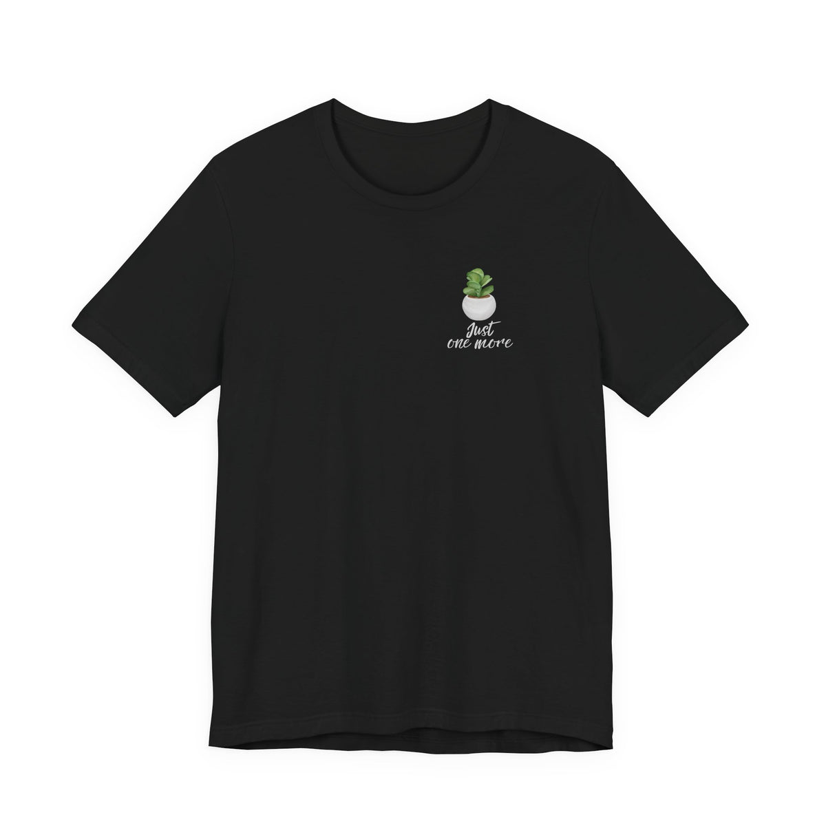 Plant Lover T-Shirt — Potted Houseplants Graphic Tee ("Just One More")
