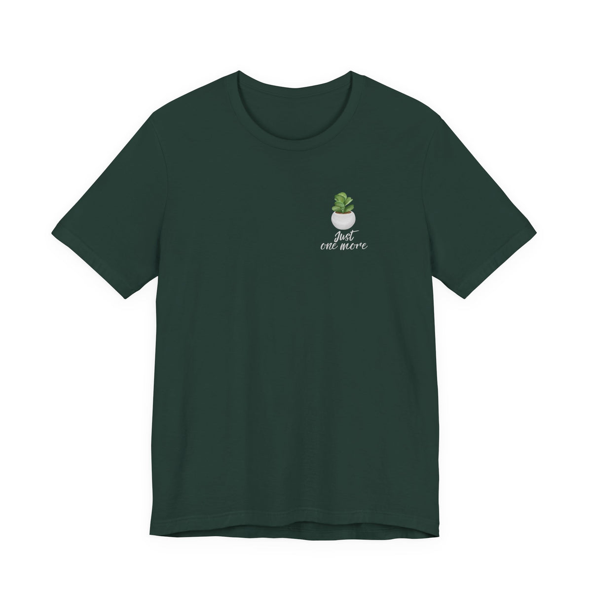 Plant Lover T-Shirt — Potted Houseplants Graphic Tee ("Just One More")