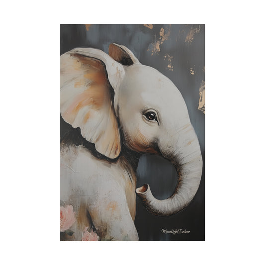 "'Tusker's Grace" Matte Canvas