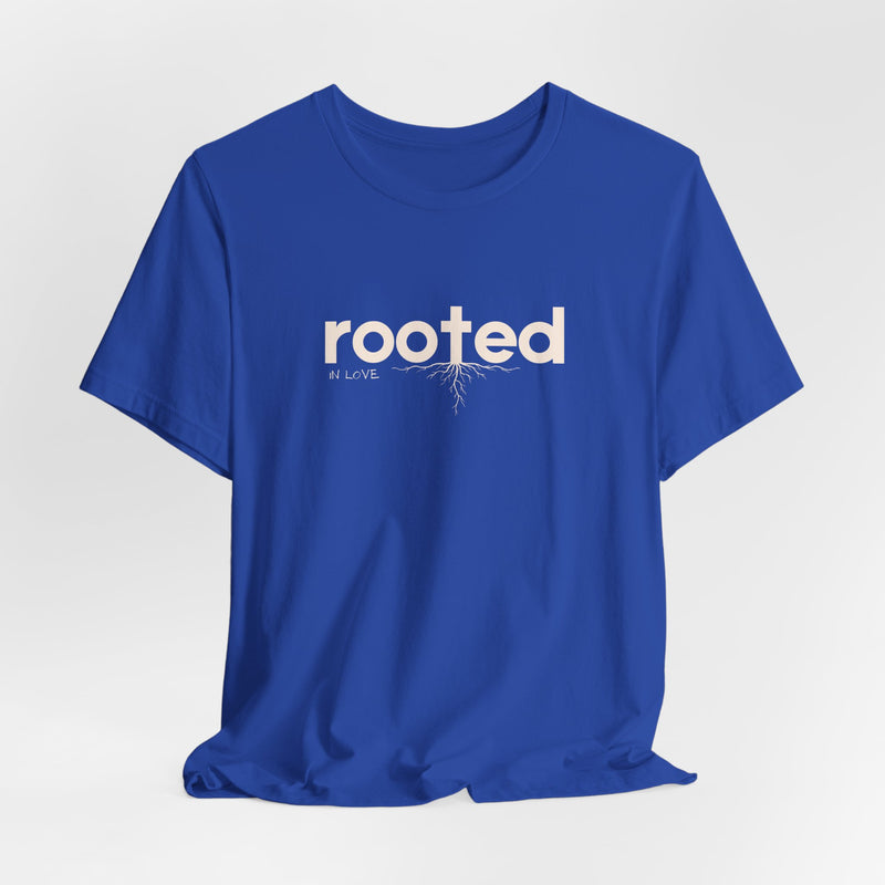 Rooted Tee — "rooted" Nature-Inspired Graphic T-Shirt