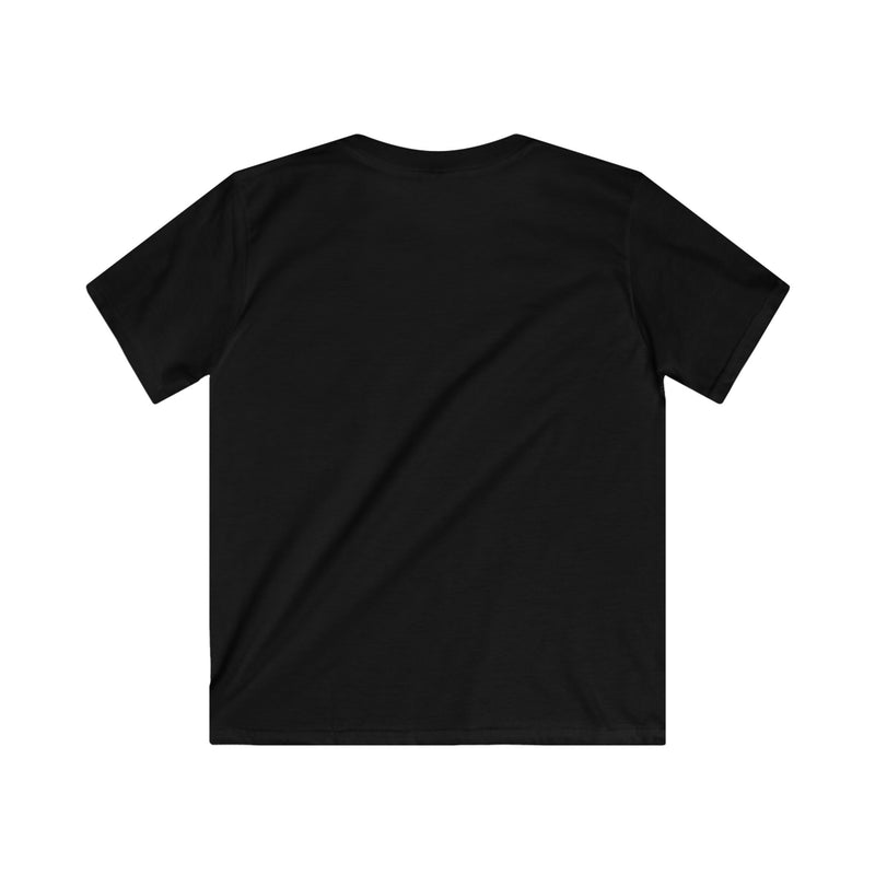 Papou Penguin Kids T‑Shirt — Retro Sunset Cute Animal Tee for Boys & Girls