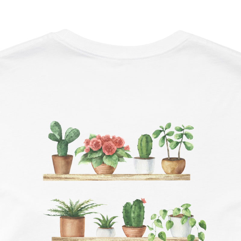 Plant Lover T-Shirt — Potted Houseplants Graphic Tee ("Just One More")