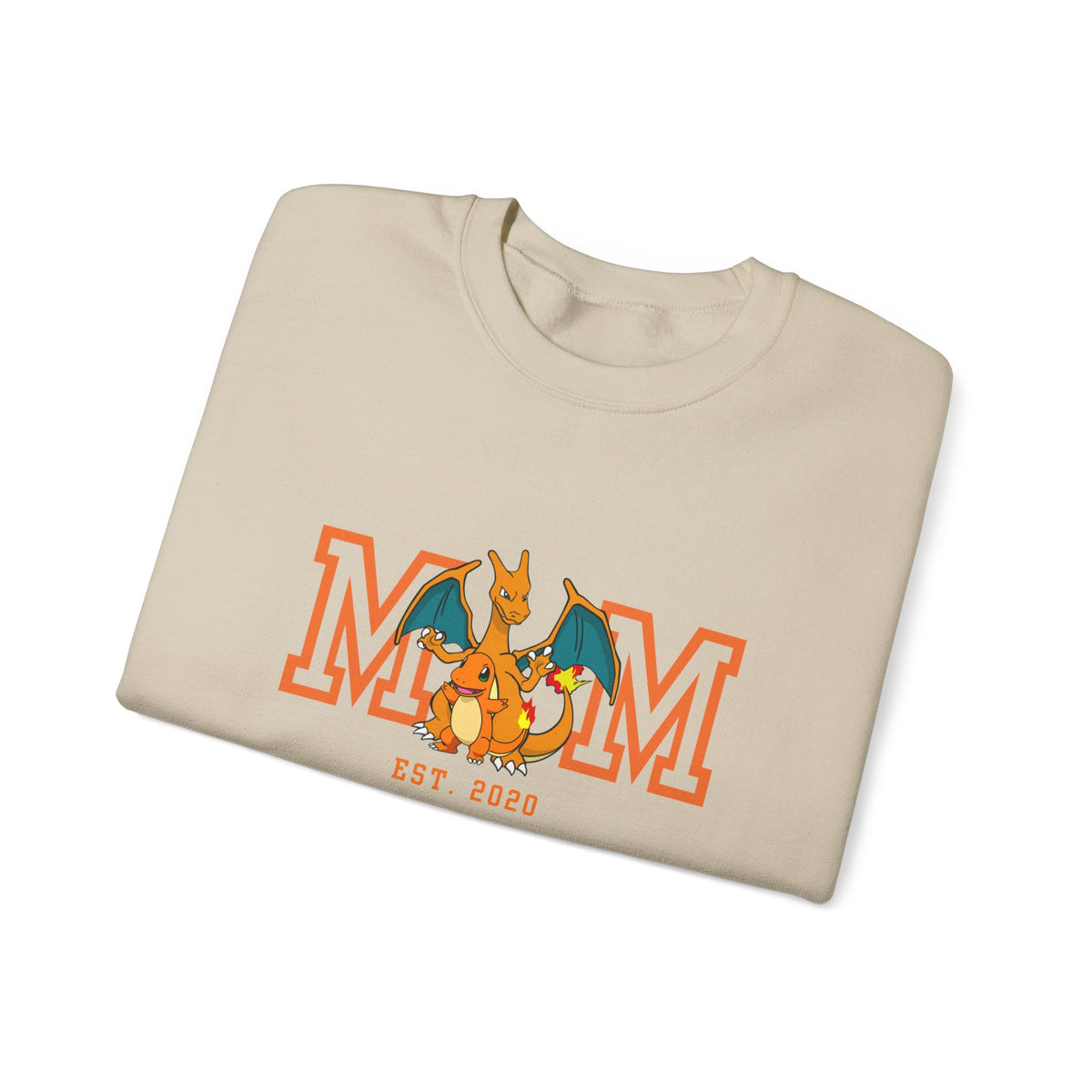Mom Sweatshirt — "MOM Est. 2020"Mom Crewneck
