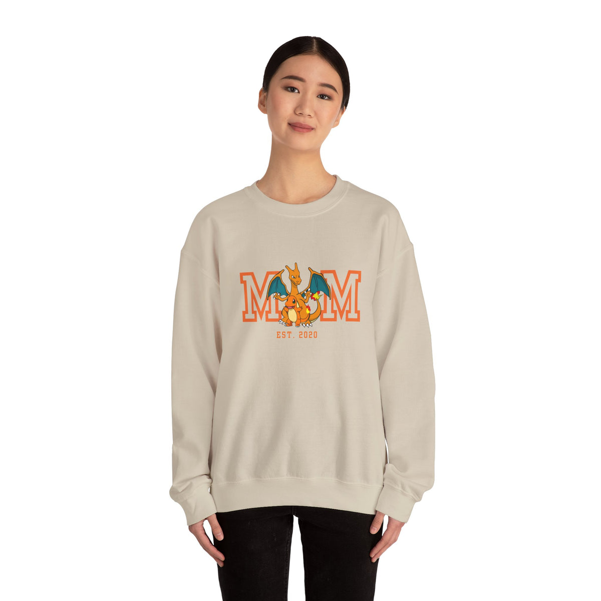 Mom Sweatshirt — "MOM Est. 2020"Mom Crewneck