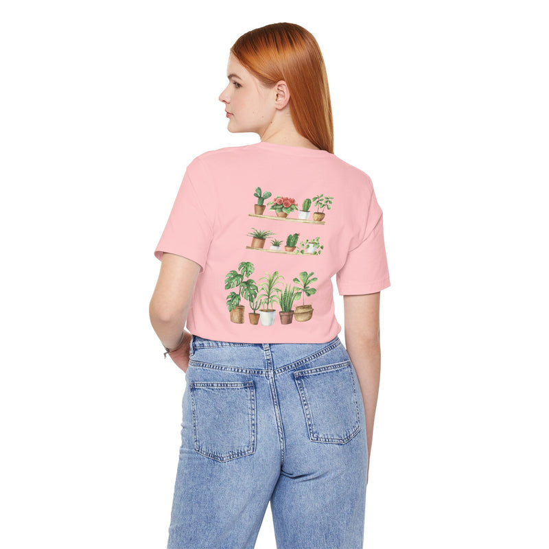 Plant Lover T-Shirt — Potted Houseplants Graphic Tee ("Just One More")