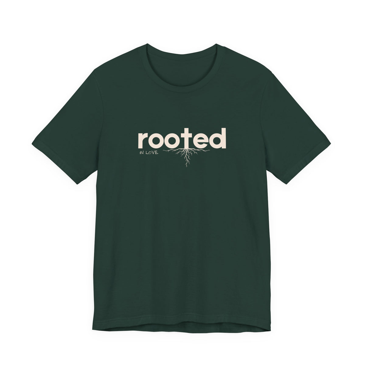 Rooted Tee — "rooted" Nature-Inspired Graphic T-Shirt