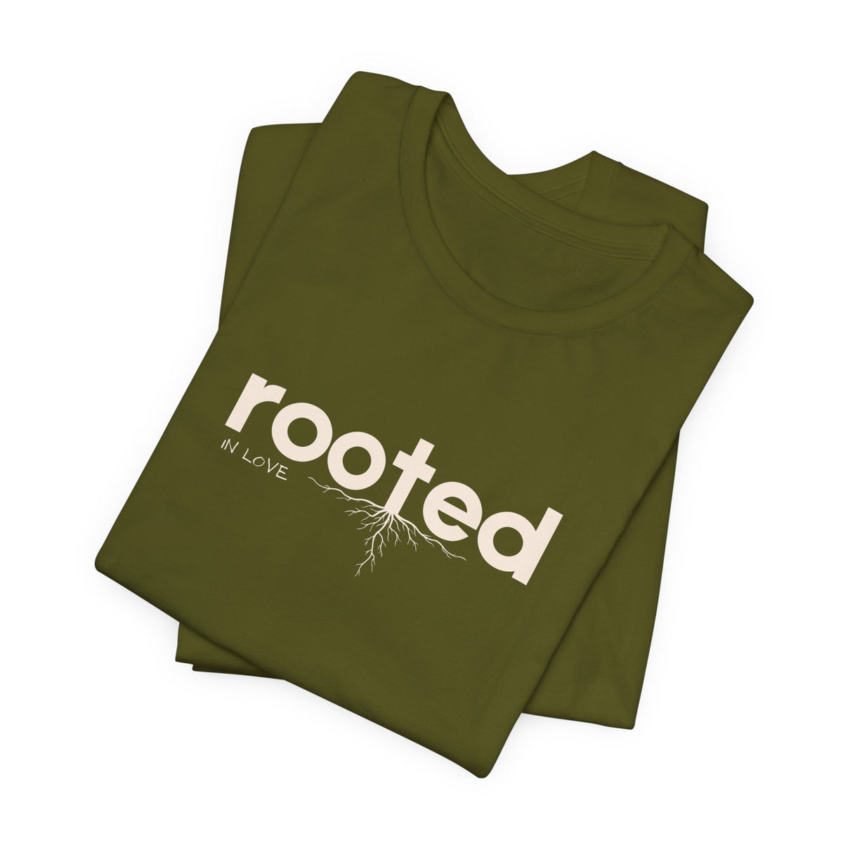 Rooted Tee — "rooted" Nature-Inspired Graphic T-Shirt