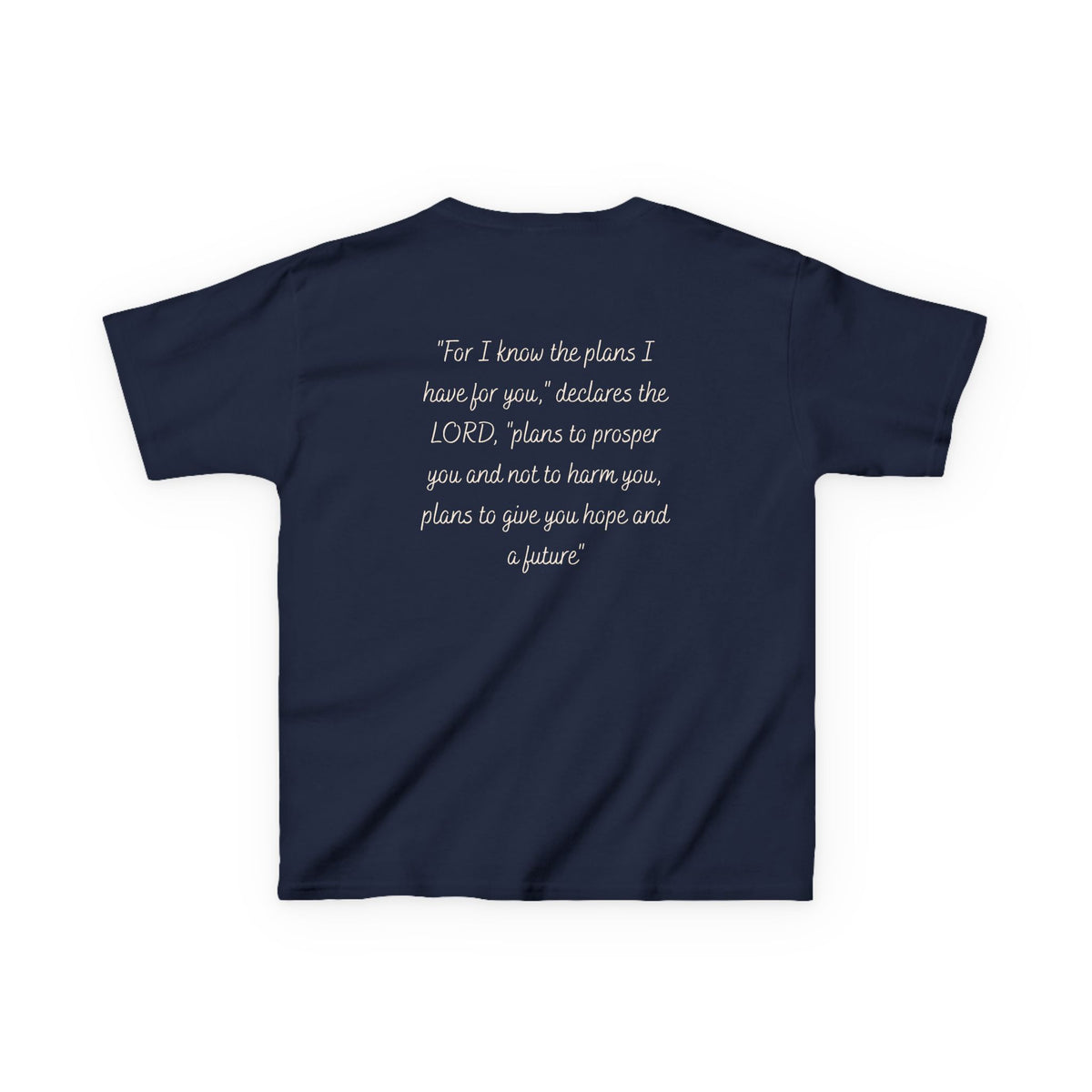 Kids Tee — 'For I Know the Plans' Inspirational Bible Verse Shirt