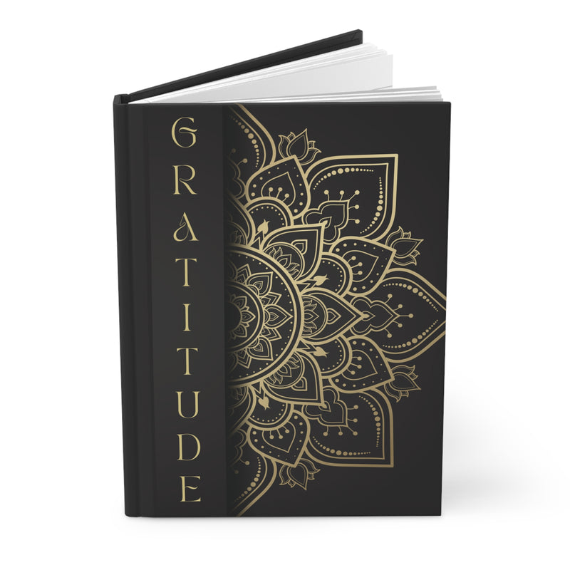 Golden Mandala "Gratitude"  Hardcover Journal