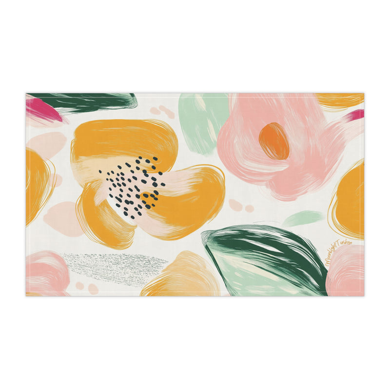 "Petals of Joy" Tea Towel