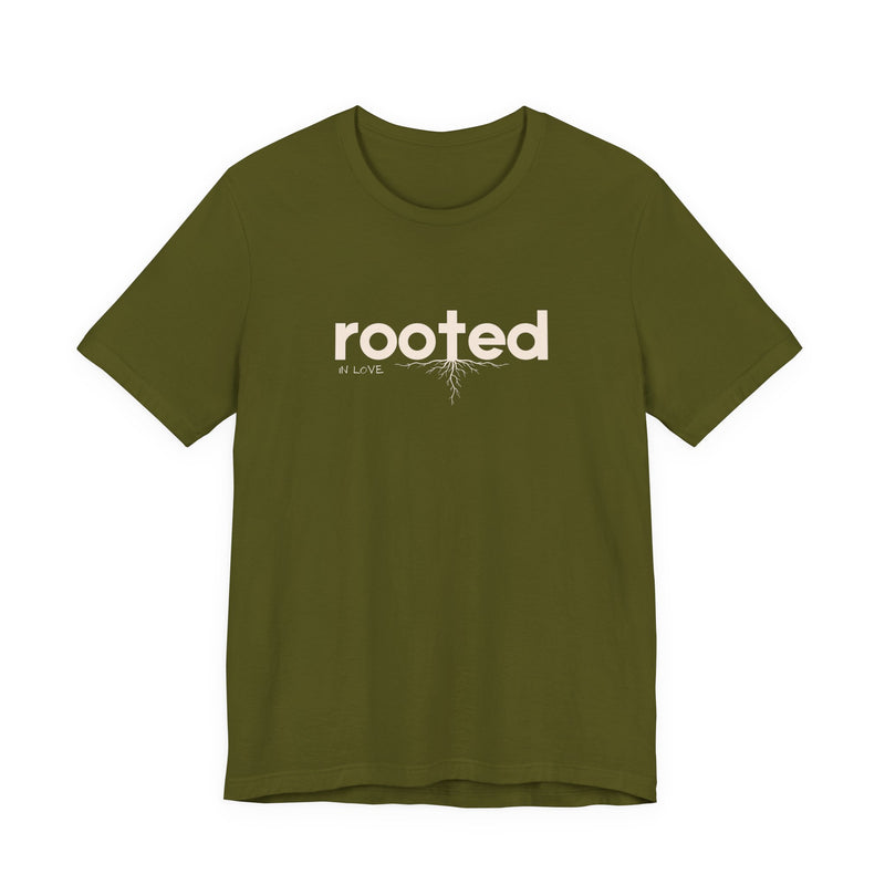 Rooted Tee — "rooted" Nature-Inspired Graphic T-Shirt