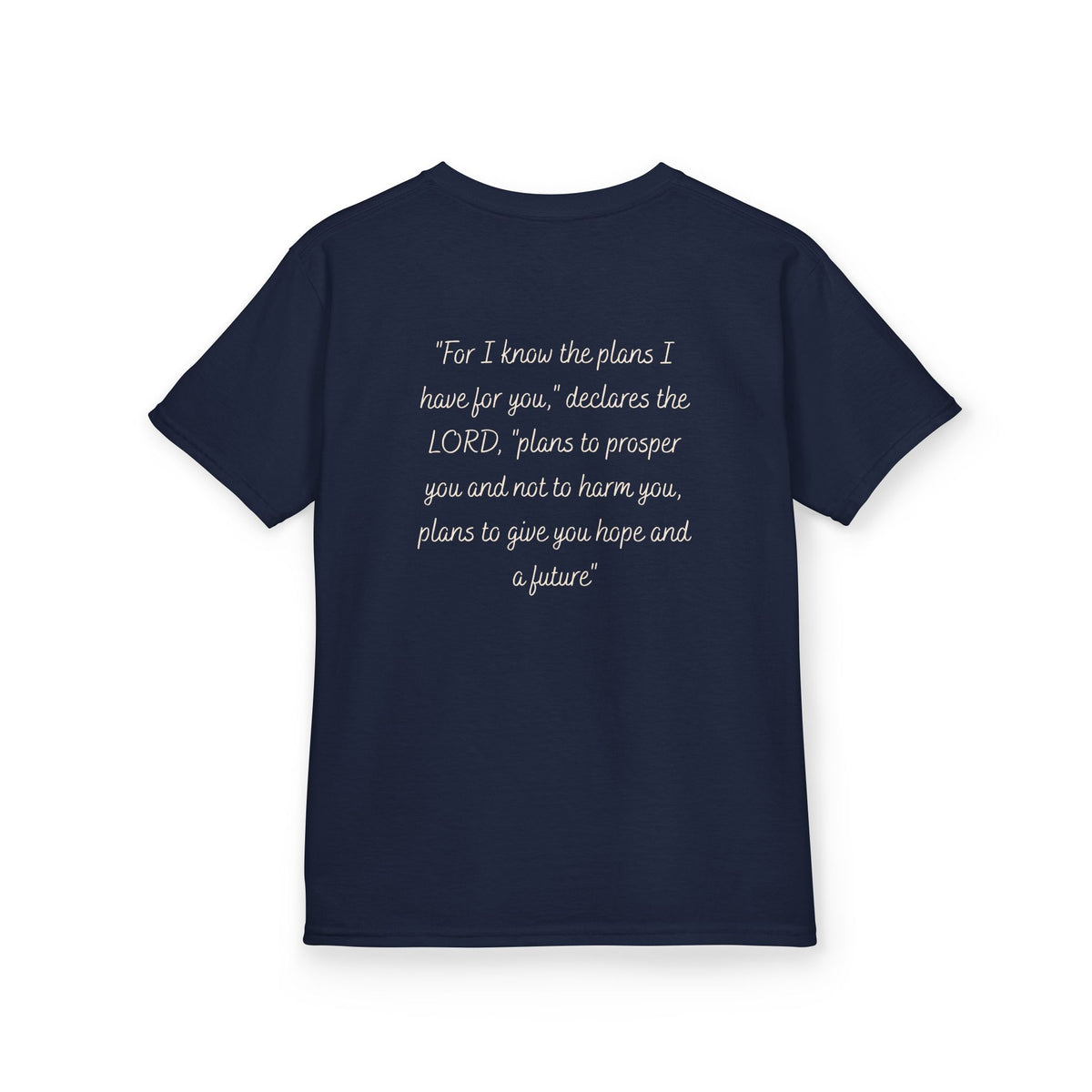 Kids Tee — 'For I Know the Plans' Inspirational Bible Verse Shirt