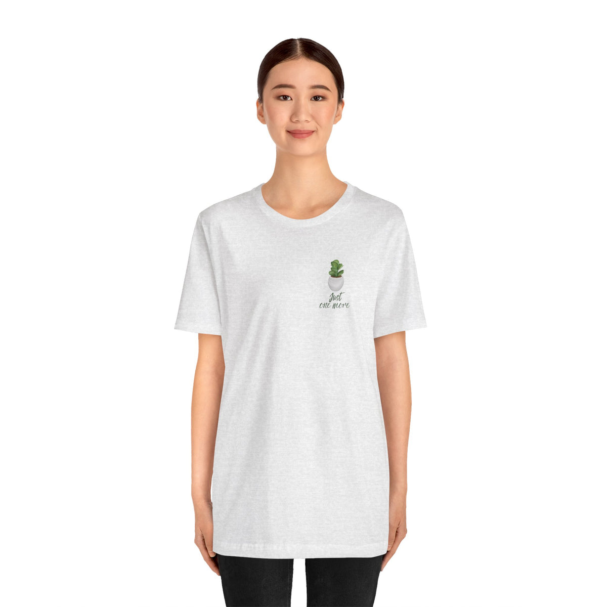 Plant Lover T-Shirt — Potted Houseplants Graphic Tee ("Just One More")