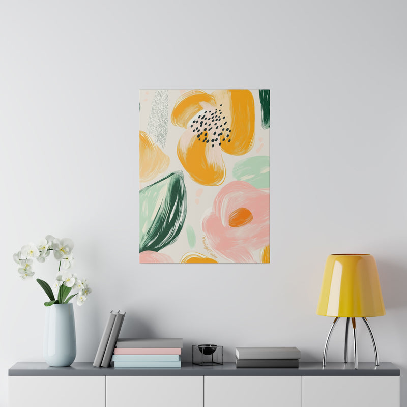 "Petals of Joy" Matte Canvas