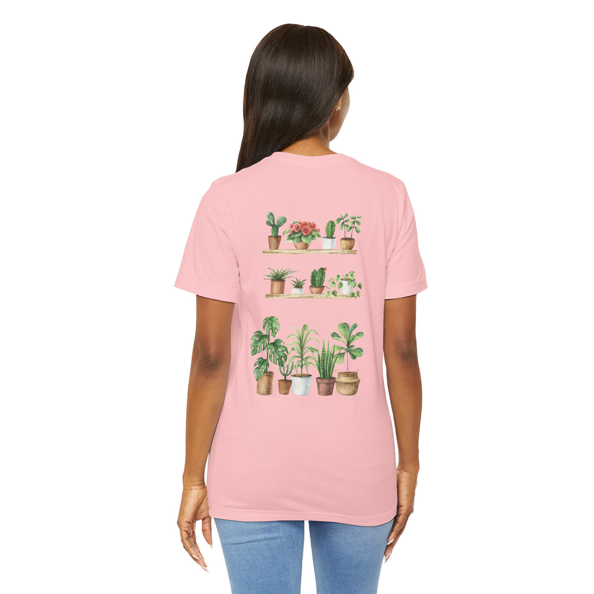 Plant Lover T-Shirt — Potted Houseplants Graphic Tee ("Just One More")