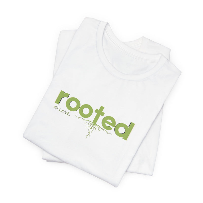 Rooted Tee — "rooted" Nature-Inspired Graphic T-Shirt