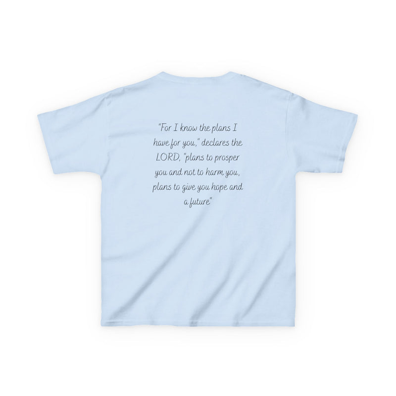 Kids Tee — 'For I Know the Plans' Inspirational Bible Verse Shirt