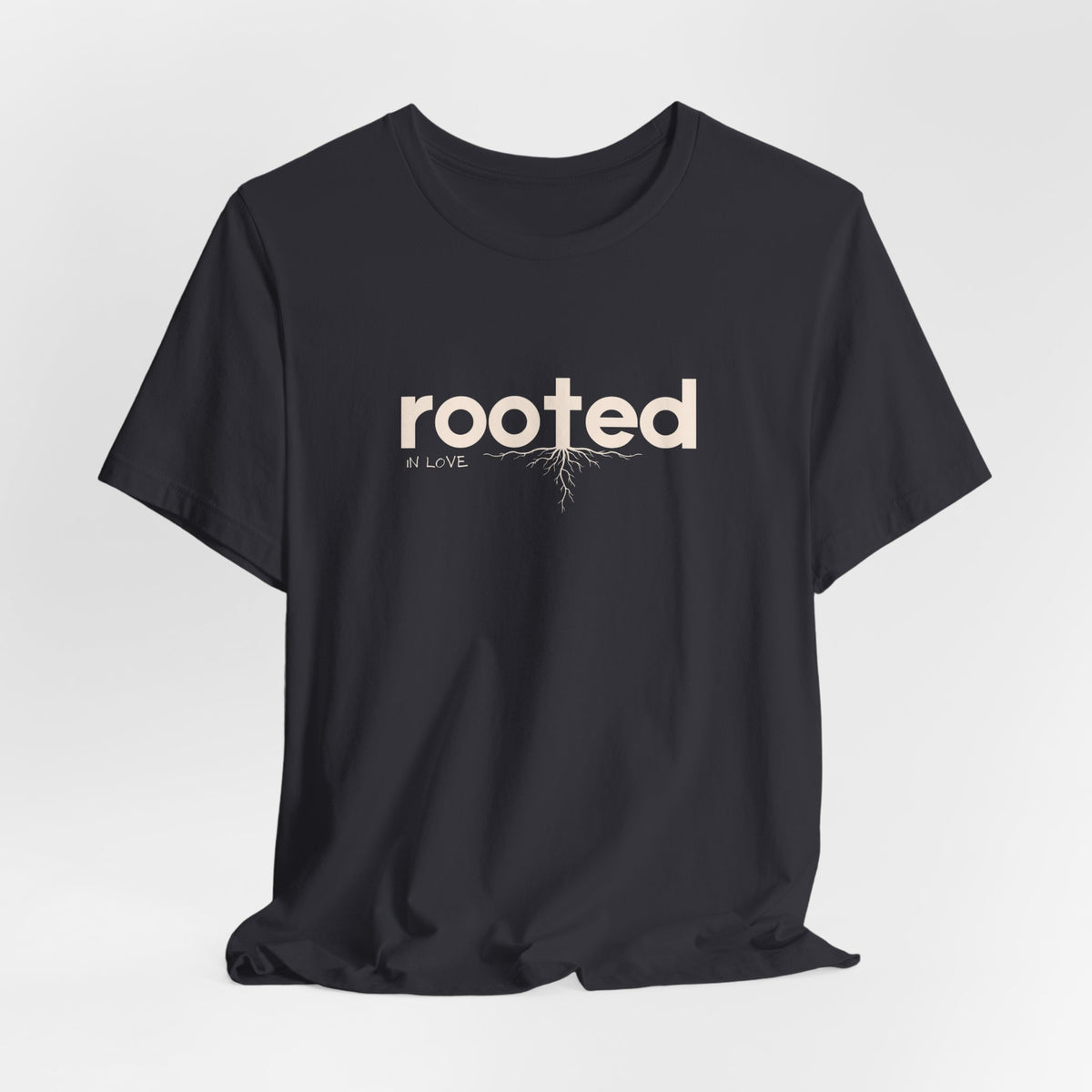 Rooted Tee — "rooted" Nature-Inspired Graphic T-Shirt